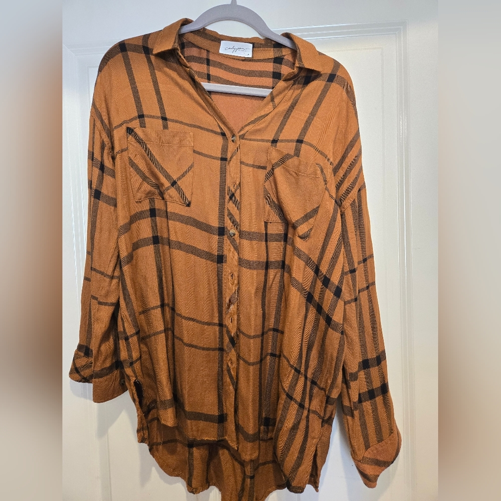 Carly Jean Los Angeles Flannel, Size M